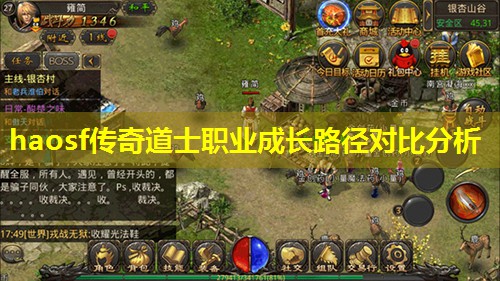 haosf传奇道士职业成长路径对比分析 haosf传奇道士职业成长路径对比分析